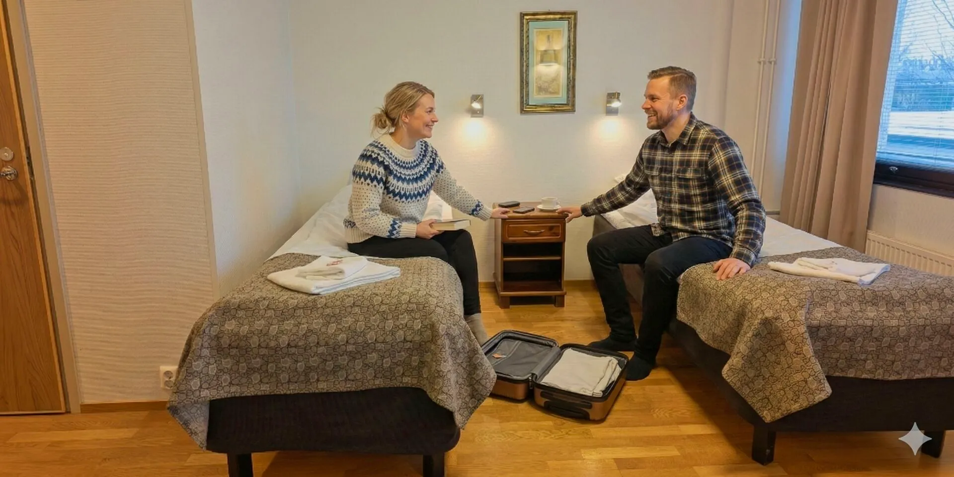 Hotelli Alvariini huone