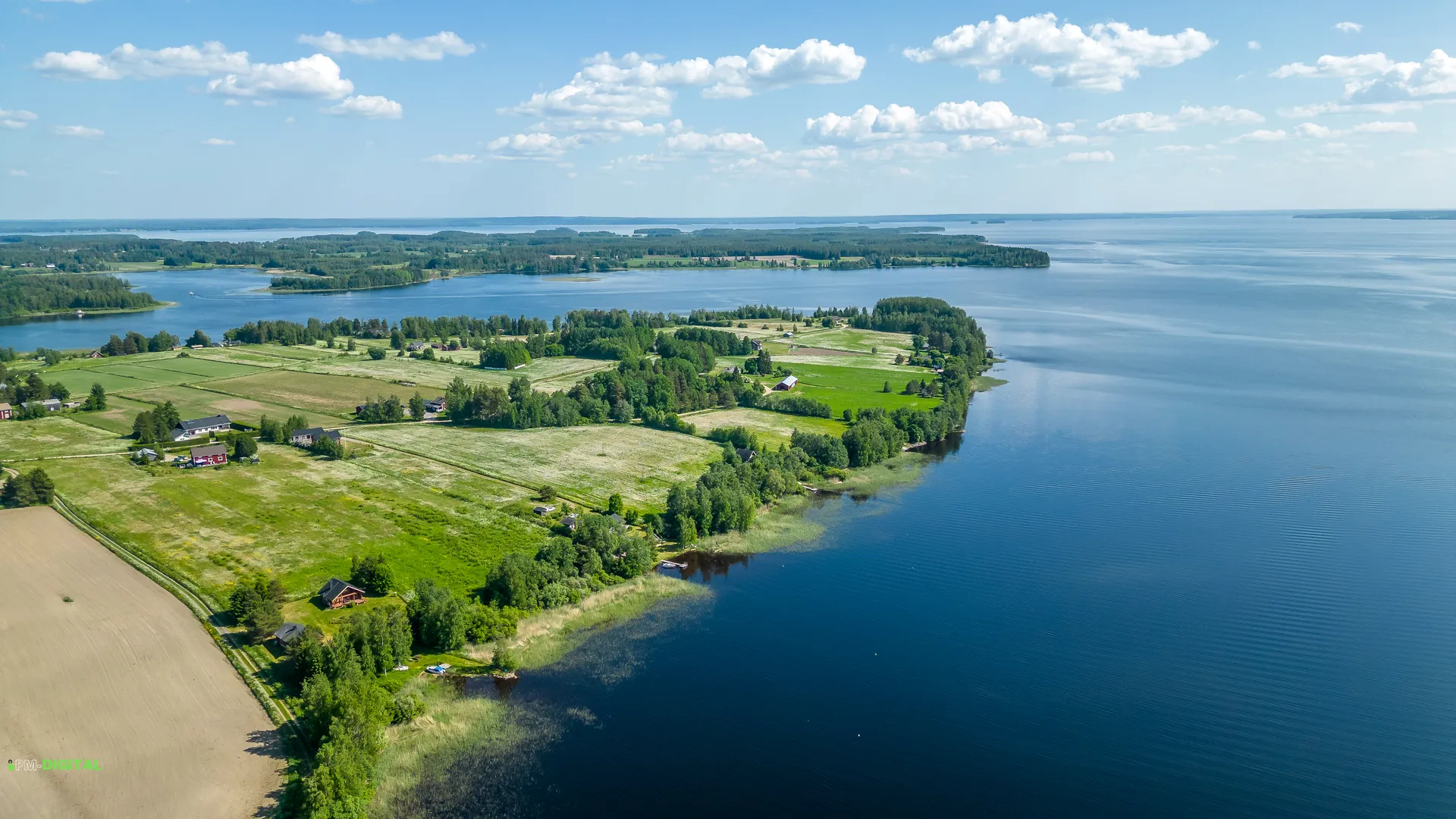 Kraatterijärvi Geopark maisema Lappajärveltä